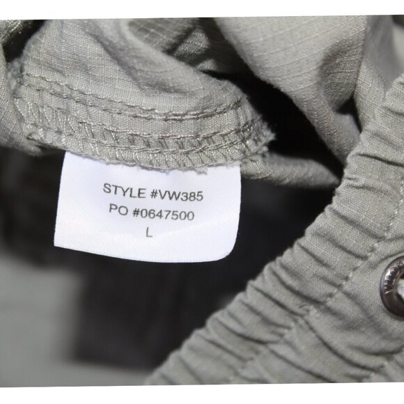 Vuori Vintage Ripstop Women's Short Eucalyptus Green Size Large VW385 Sporty - Picture 7 of 10